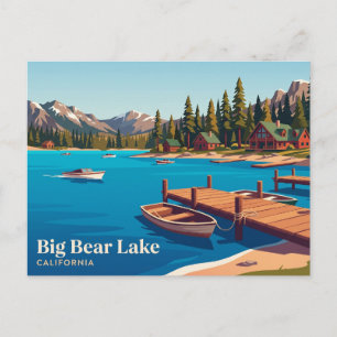 Carte Postale Grand lac Bear Californie