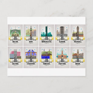 Carte Postale Grand Manchester