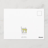 Carte postale 'grand merci' gorille & ouistiti pyg (Dos)