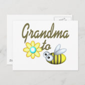 Carte Postale Grand-mère à Bee (Devant / Derrière)