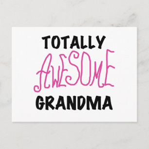 Carte Postale Grand-mère absolument géniale - Chemises et cadeau