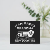 Carte Postale Grand-mère de la radio de jambon comme grand-mère (Debout devant)