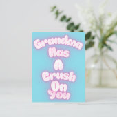 Carte Postale Grand-mère est amoureuse de toi (Debout devant)