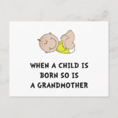 Carte Postale Grand-mère née (Devant)