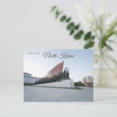 Carte Postale Grand Monument Mansu Hill Pyongyang Corée du Nord (Debout devant)