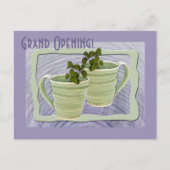 Carte Postale Grand Ouverture Green Spiral Mugs Mint Spriges Pho (Devant)