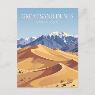 Carte Postale Grand Parc National des Dunes de Sable Colorado