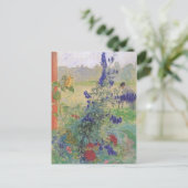 Carte Postale Grand-père aux fleurs 1909 (Debout devant)