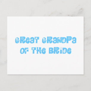 Carte Postale Grand-père de la mariée