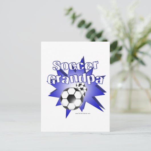 Carte Postale Grand-père du football (Debout devant)