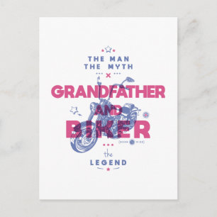 Carte Postale Grand-père et moker l'homme le mythe la légende