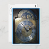 Carte Postale Grand-père Horloge Face (Devant / Derrière)