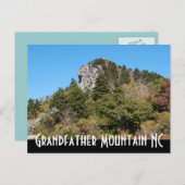 Carte Postale Grand-père Mountain NC (Devant / Derrière)