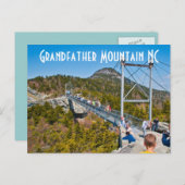 Carte Postale Grand-père Mountain NC (Devant / Derrière)