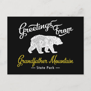 Carte Postale Grand-père Mountain State Park Bear