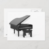 Carte Postale Grand piano (Devant / Derrière)