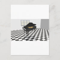 Grand Piano & Carrelage : 3D Modèle :