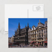 Carte Postale Grand-Place, Bruxelles, Belgique (Devant / Derrière)