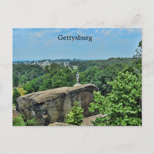 Carte Postale Grand plateau rond à Gettysburg (Devant)