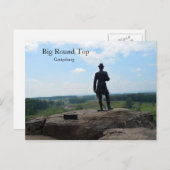 Carte Postale Grand plateau rond à Gettysburg (Devant / Derrière)