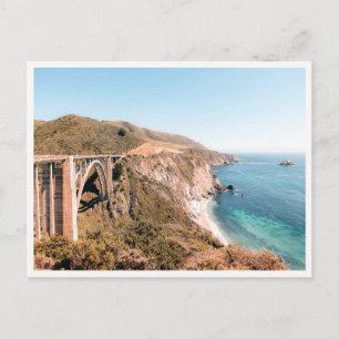 Carte Postale Grand pont Bixby de Big Sur sur la route côtière d
