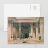 Carte Postale Grand Portico du Temple de Philae, Nubie (Devant / Derrière)