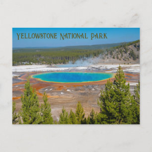 Carte Postale Grand Prismatic Spring Parc national de Yellowston