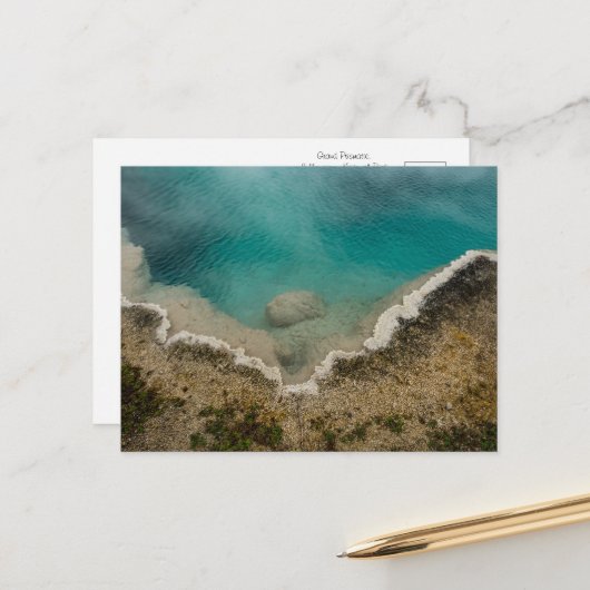 Carte Postale Grand Prismatic vibrant (Devant/Arrière en situation)