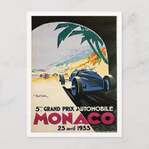 Carte Postale Grand Prix automobile de Monaco