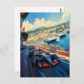 Carte Postale Grand prix de Monaco (Devant / Derrière)