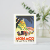 Carte Postale Grand Prix de Monaco 1932 (Debout devant)