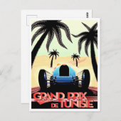 Carte Postale Grand Prix de Tunisie 1933 (Devant / Derrière)