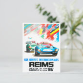 Carte Postale Grand Prix Reims 12h 1967 (Debout devant)