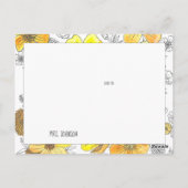 Carte Postale Grand professeur de travail (Dos)