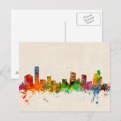 Carte Postale Grand Rapids Michigan Skyline (Devant / Derrière)