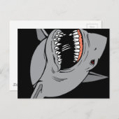 Carte Postale Grand requin blanc (Devant / Derrière)