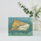 Carte Postale Grand requin de sable (Debout devant)
