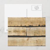 Carte Postale Grand Rouleau d'Isaïe Manuscrits de la mer Morte 1 (Devant / Derrière)