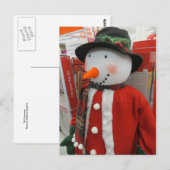 Carte Postale Grand Snowman (Devant / Derrière)