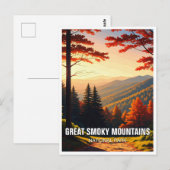Carte Postale Grand souvenir Smoky Mountains (Devant / Derrière)