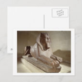 Carte Postale Grand Sphinx, de Tanis (granit) (Devant / Derrière)