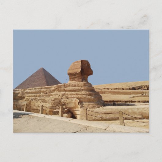 Carte Postale Grand Sphinx sur le plateau de Gizeh. Égypte, 20 a (Devant)