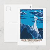 Carte Postale Grand Staircase Escalante Monument National de l'U (Devant / Derrière)