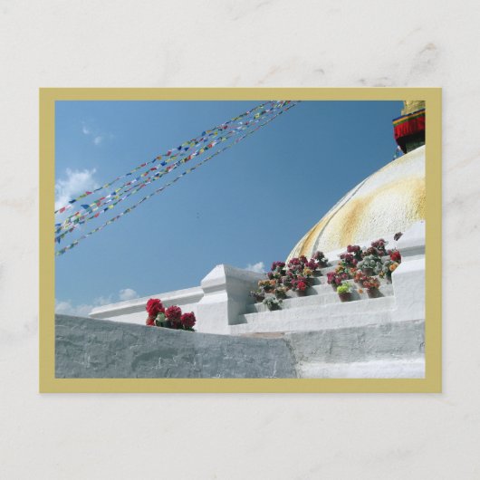 Carte Postale Grand Stupa de Boudhanath (Devant)