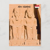 Carte Postale Grand Temple d'Abou Simbel - Ramses II - Egypte (Devant)