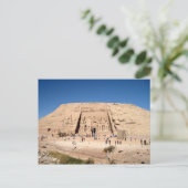 Carte postale Grand Temple d'Abu Simbel Assouan, E (Debout devant)