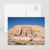 Carte postale Grand Temple d'Abu Simbel Assouan, E (Devant / Derrière)