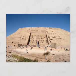 Carte postale Grand Temple d'Abu Simbel Assouan, E