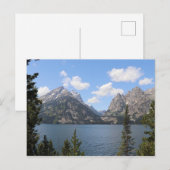 Carte Postale Grand Teton Mountains et Jenny Lake (Devant / Derrière)