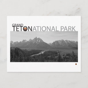 Carte Postale GRAND TETON NAT’L PARK-Wyoming-Ansel Adams Vue-